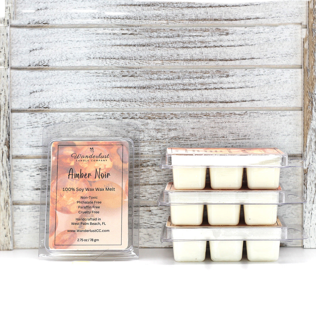 Amber Noir scented wax melts, best soy wax melts