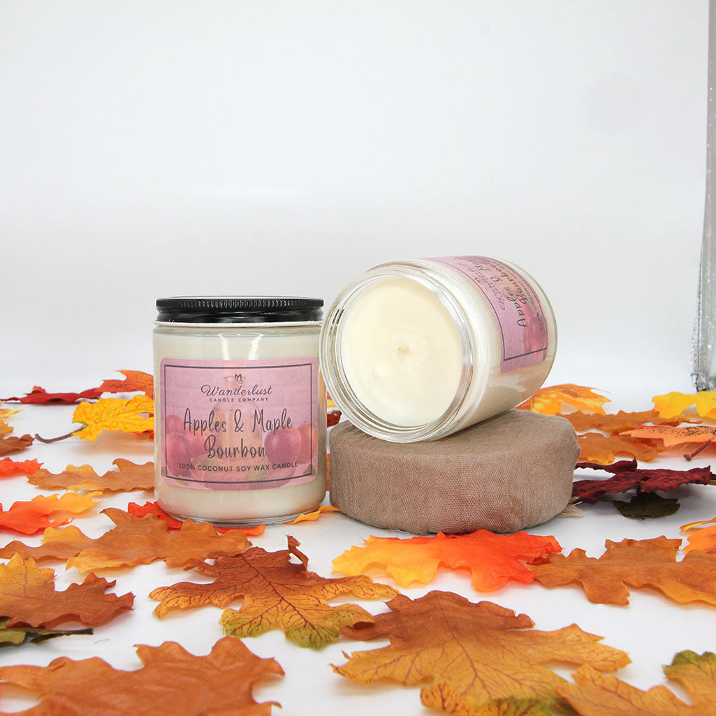 Apples & Maple Bourbon Scented Candle