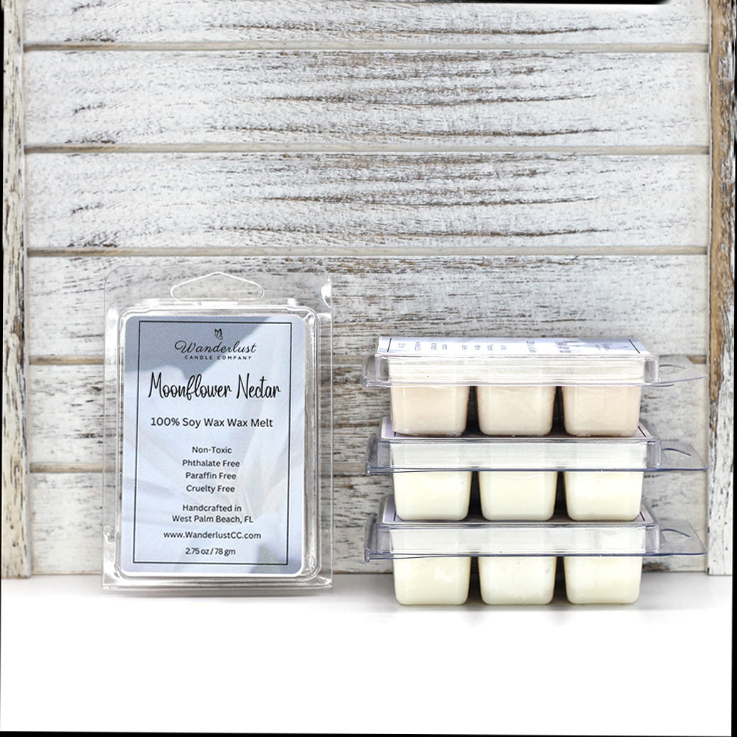 Moonflower Nectar scented soy wax melts, best soy wax melts