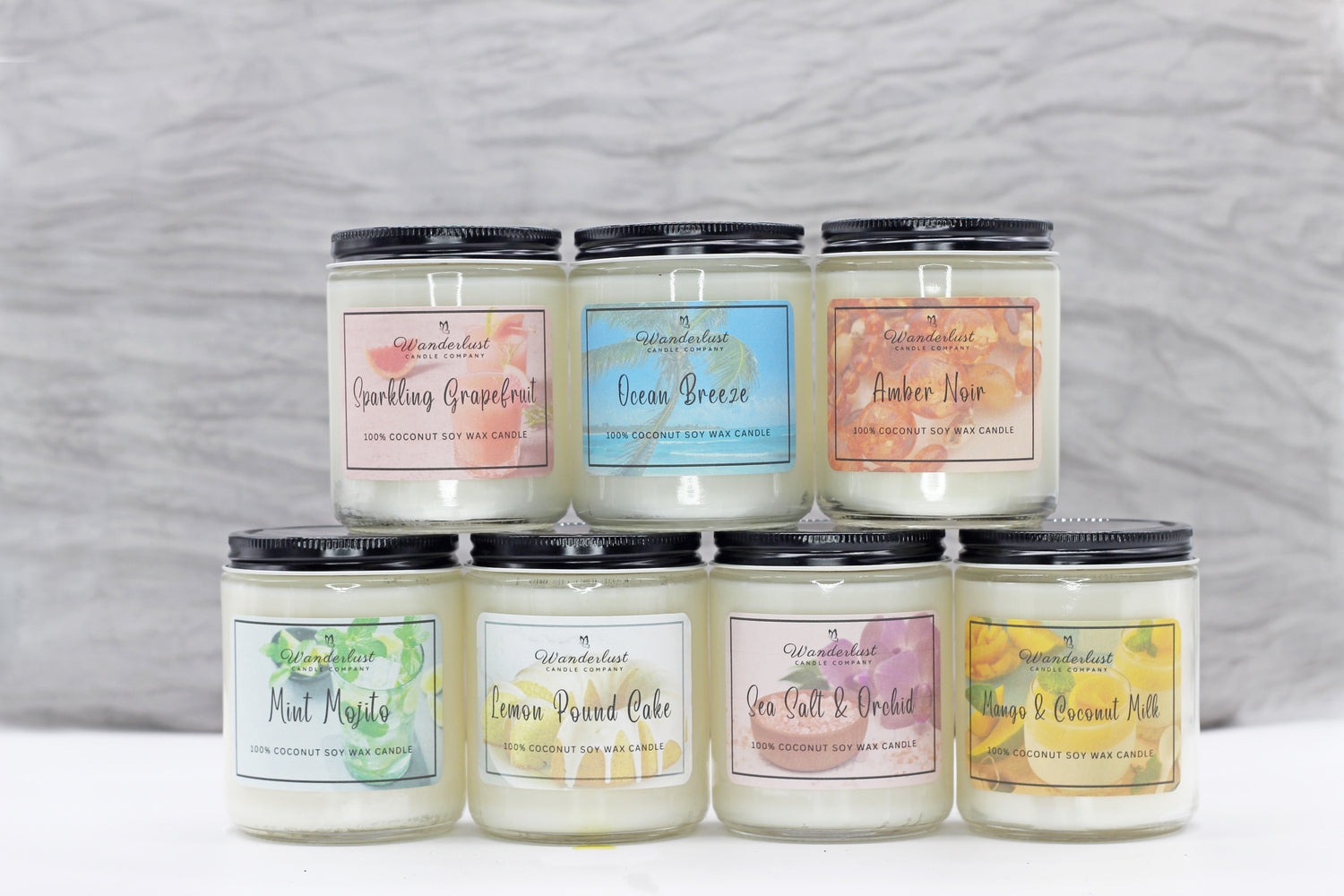 Best Selling Soy Candles and Wax Melts Group of jars, tins and melts