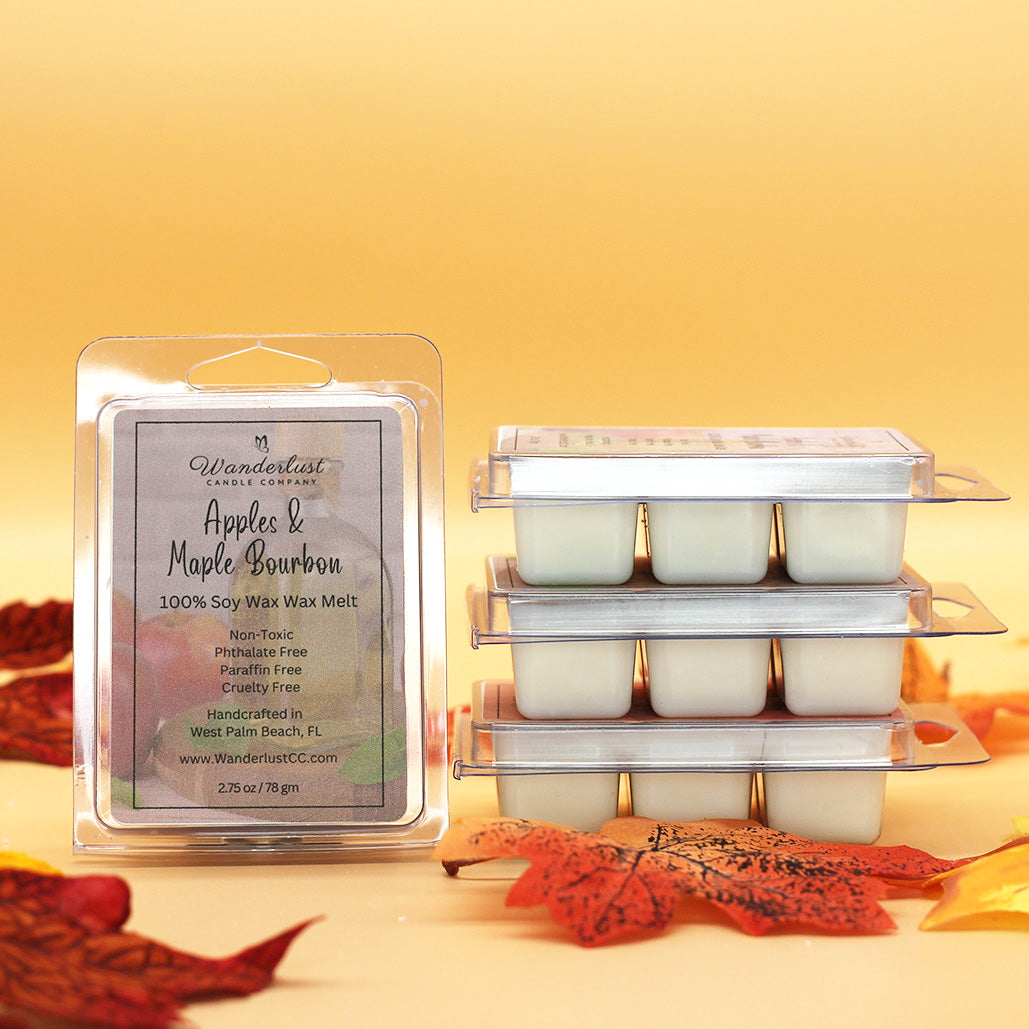 Apples & Maple Bourbon Scented Soy Wax Melt