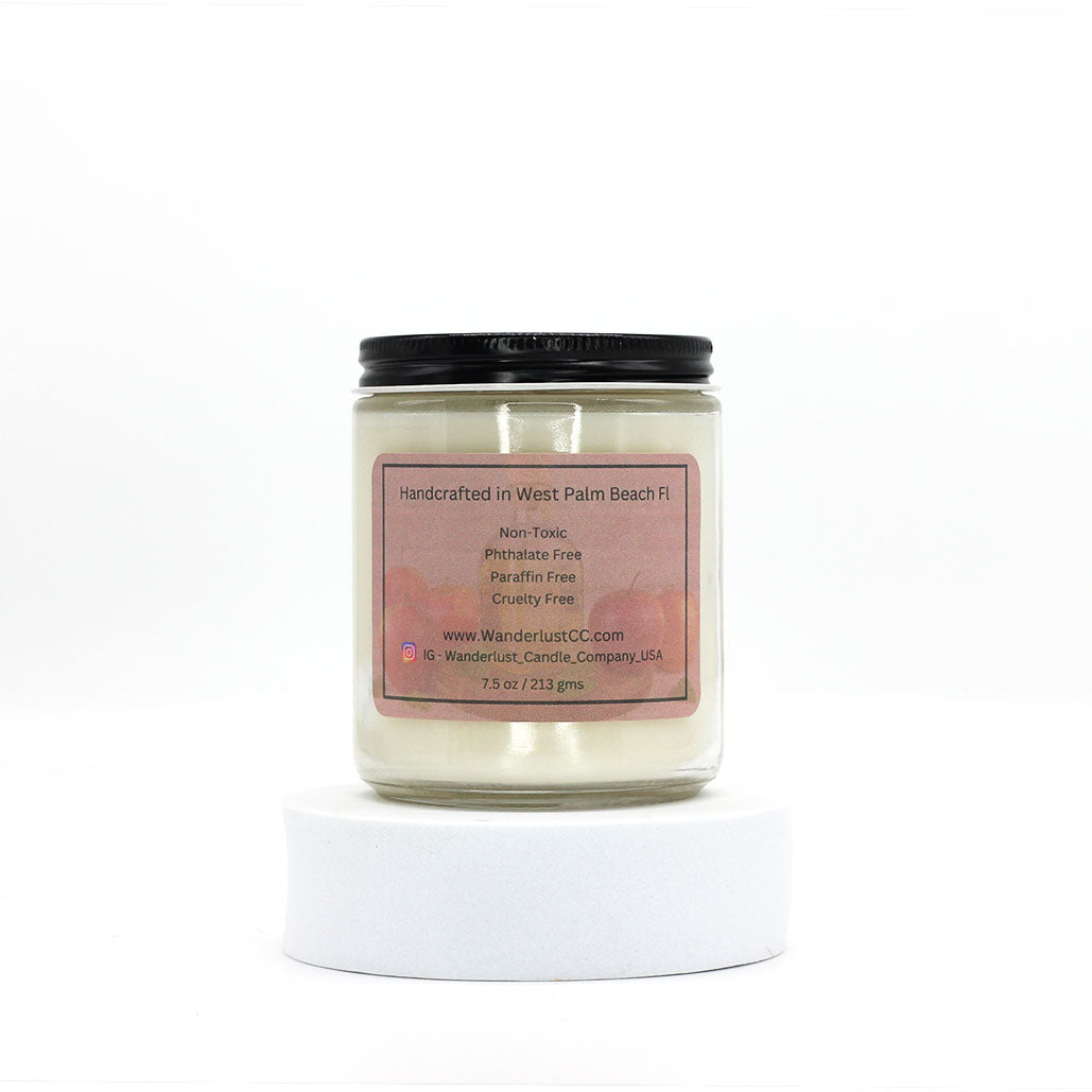 Apples & Maple Bourbon Scented Coconut Soy Wax Candle