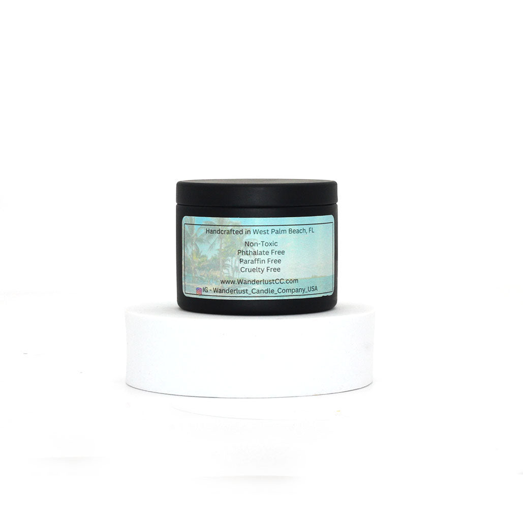 Caribbean Teakwood Scented Coconut Soy Wax Candle