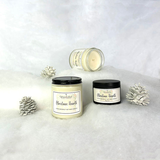 Christmas Hearth Scented Coconut Soy Candle