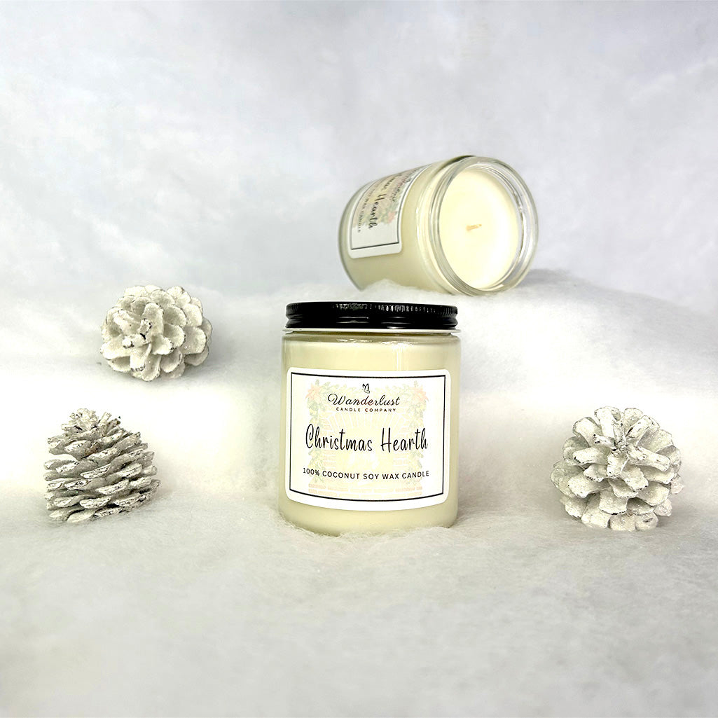 Christmas Hearth Scented Coconut Soy Candle