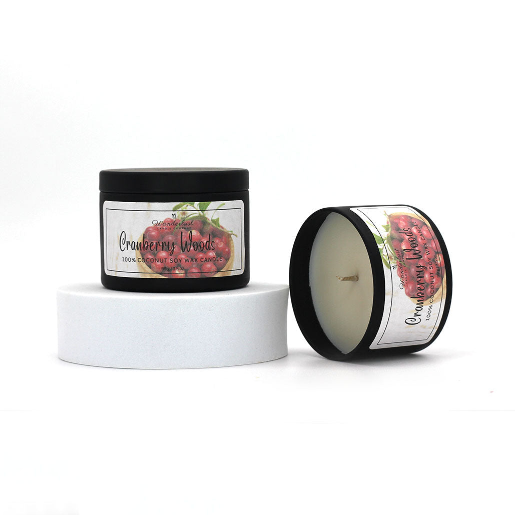 Cranberry Woods Scented Coconut Soy Candle