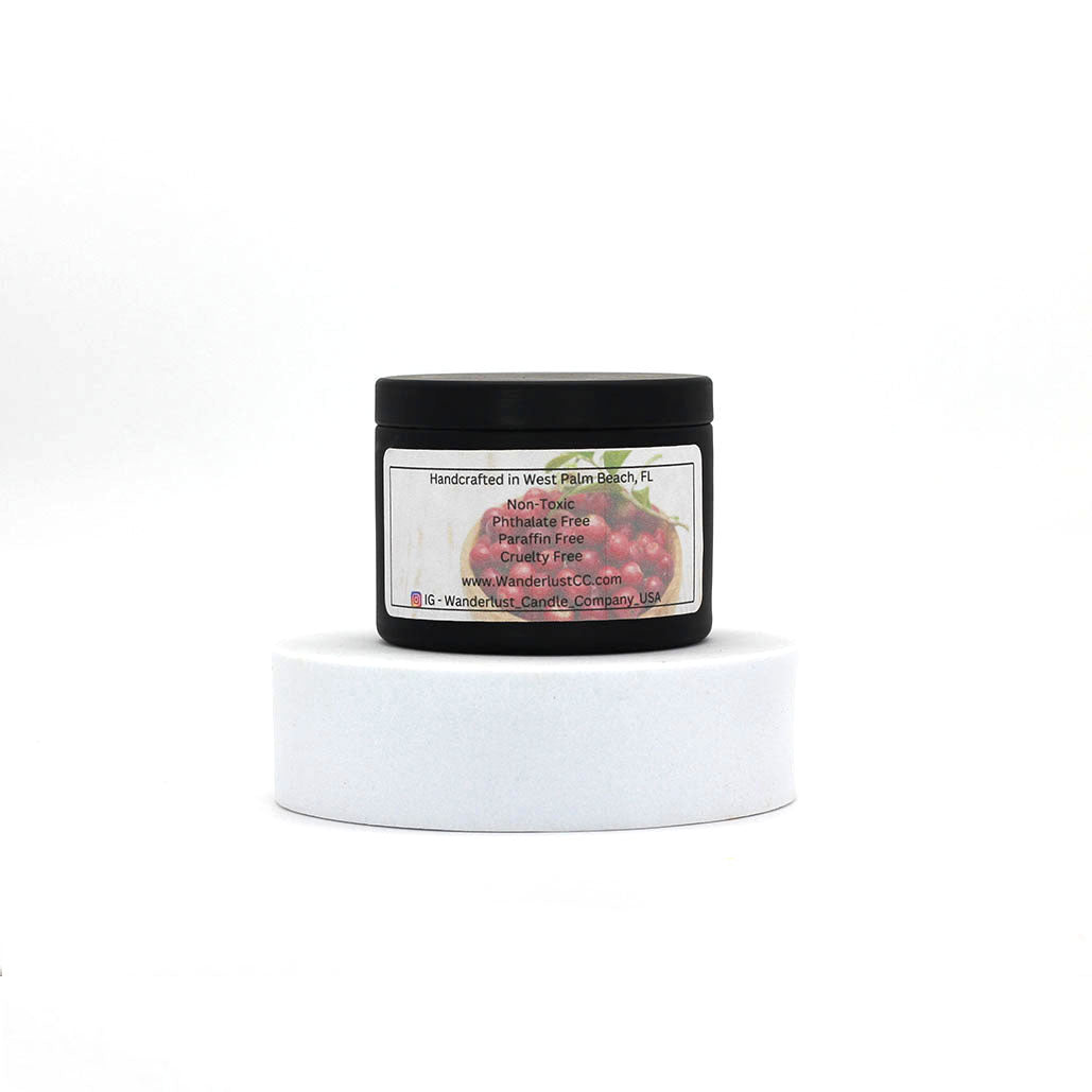 Cranberry Woods Scented Coconut Soy Candle