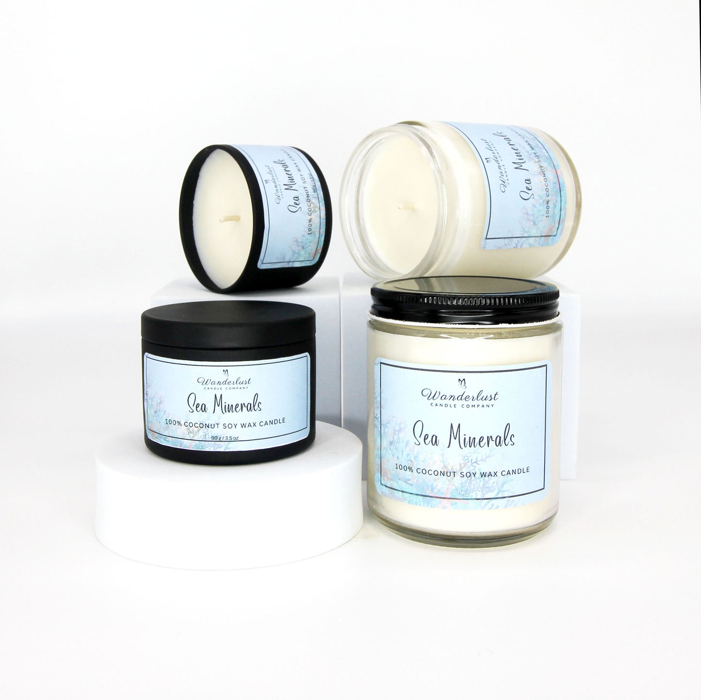 Sea Minerals Scented Candle