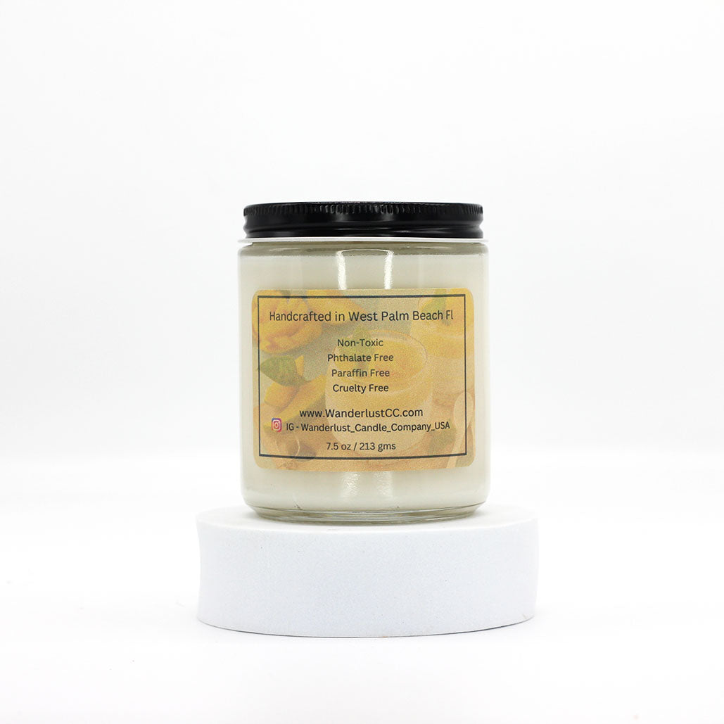 Mango & Coconut Milk Scented Coconut Soy Wax Candle