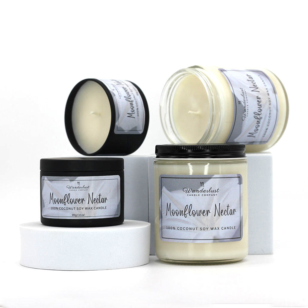 Moonflower Nectar Scented Coconut Soy Candle