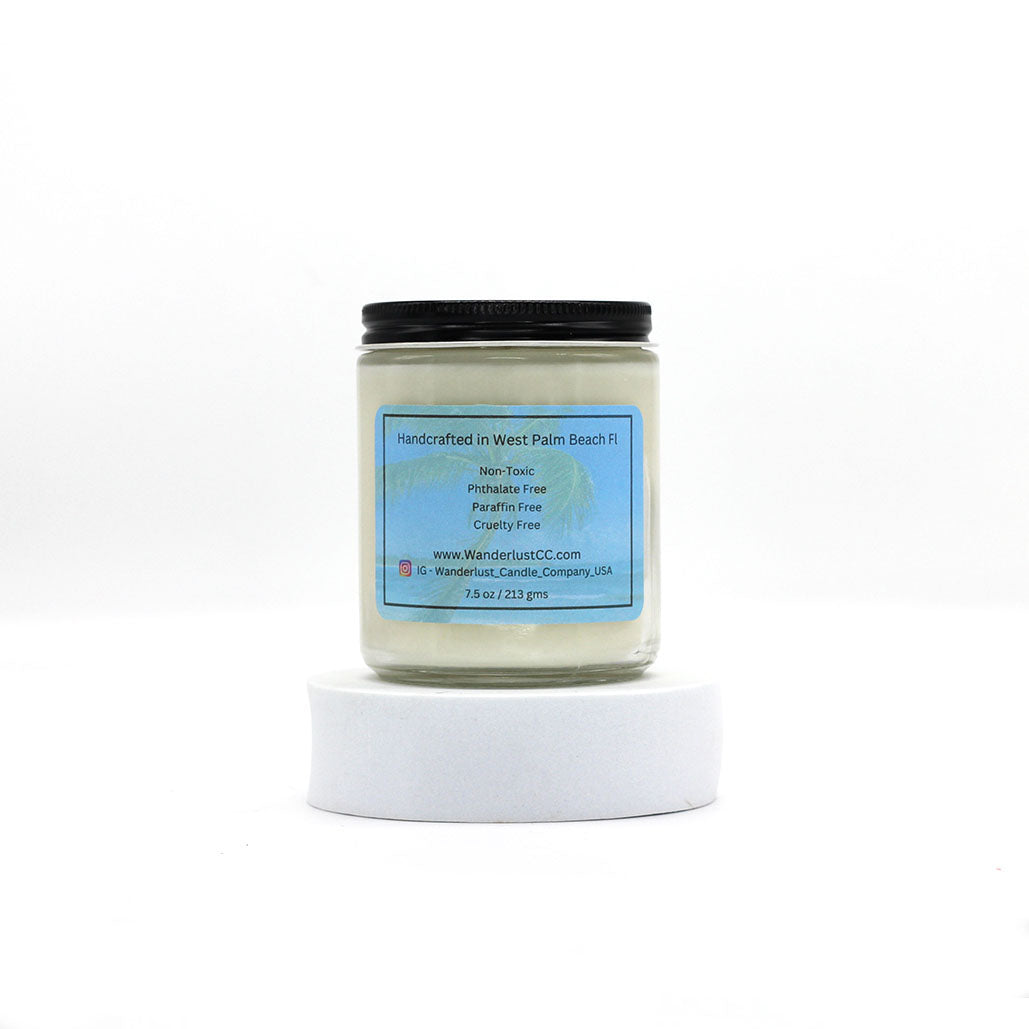 Ocean Breeze Scented Coconut Soy Wax Candle