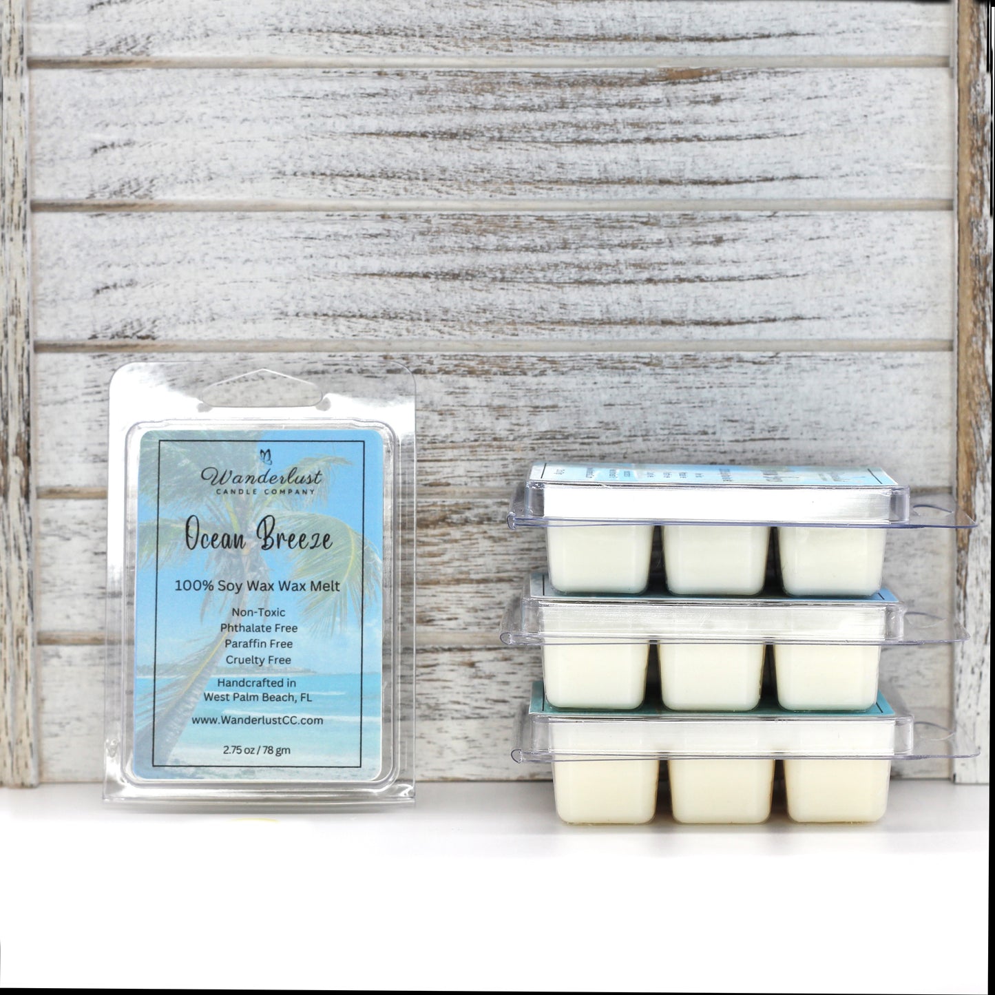 Ocean Breeze Scented Soy Wax Melt