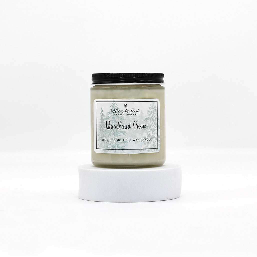 Woodland Snow Scented Coconut Soy Wax Candle